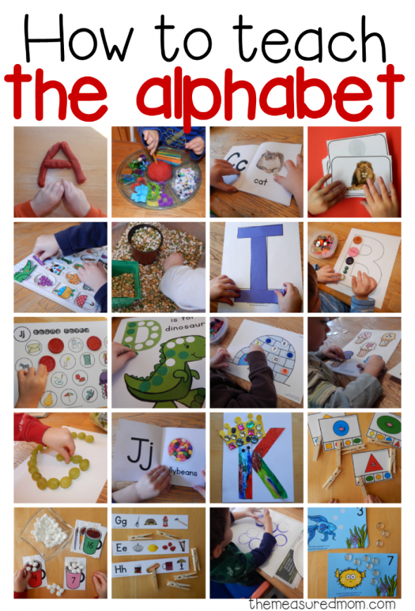 how to teach the alphabet!