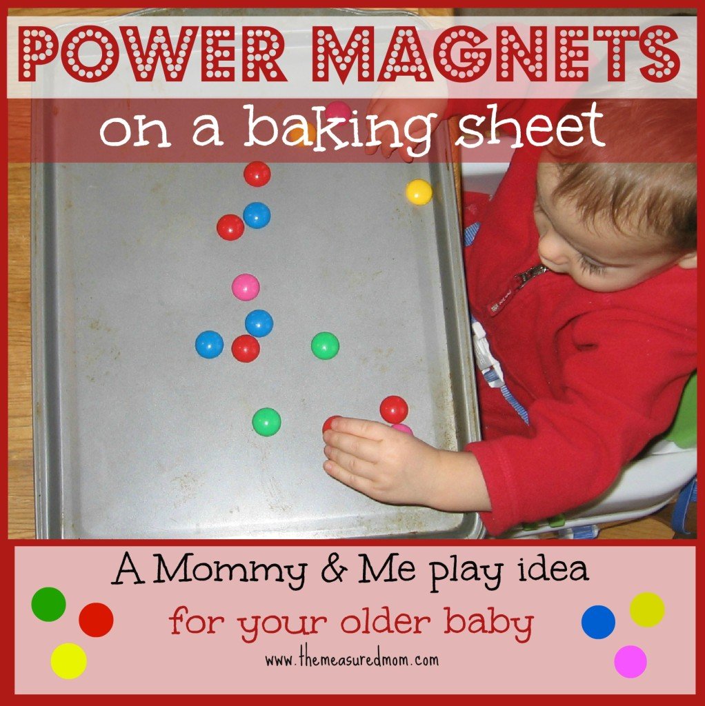 power magnets on a baking sheet - the measured mom
