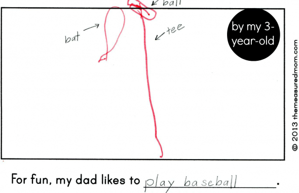 Looking for a homemade Father's day gift idea? This book about Dad was a big hit at our house!