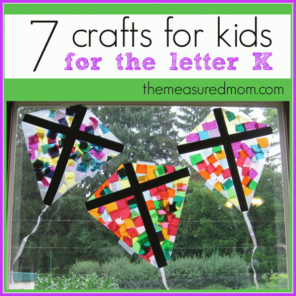 Find 7 letter K crafts for preschoolers!