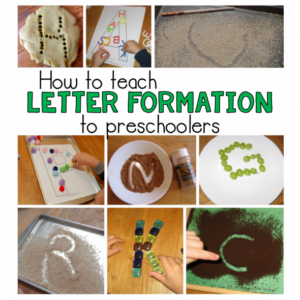 Such a great variety of ways to teach letter formation! We love to do some of these when we do letter of the week in preschool.