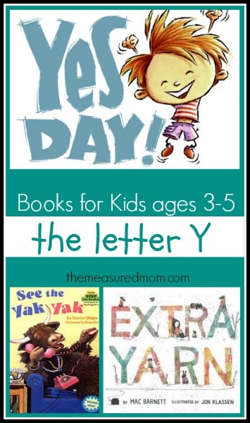Letter Y Book List - the measured mom