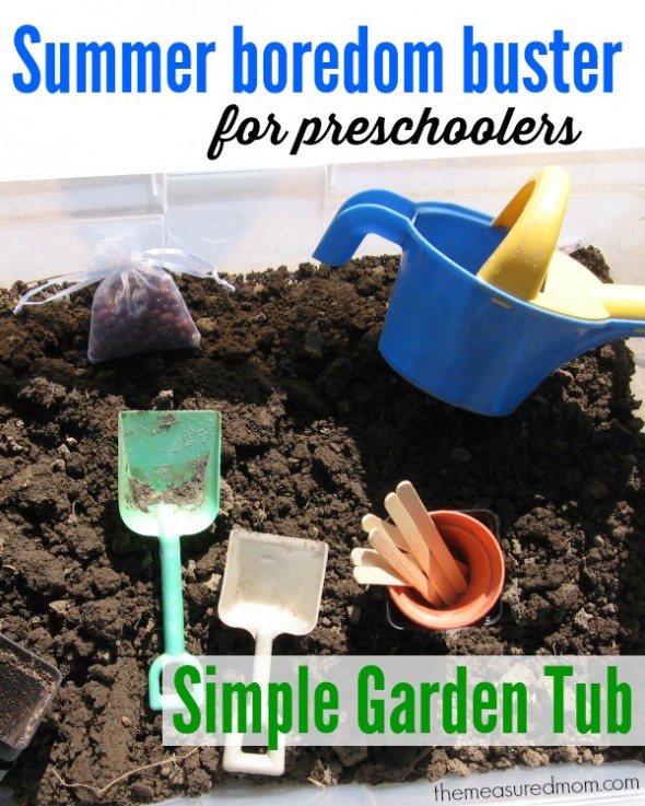 summer boredom buster preschoolers
