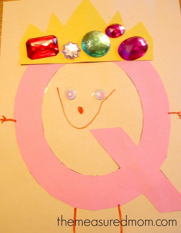 We had fun creating these four letter Q crafts for preschoolers.
