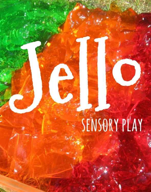 Jello sensory play