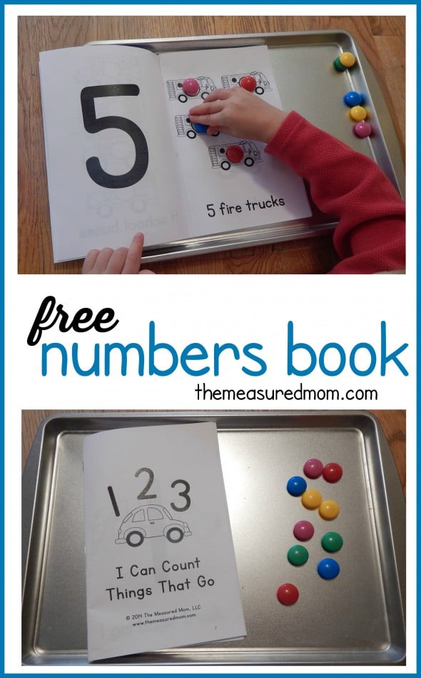 Love this interactive numbers books! Great to add to my counting activities for preschool. This free counting book is perfect to use alongside a transportation theme in preschool!
