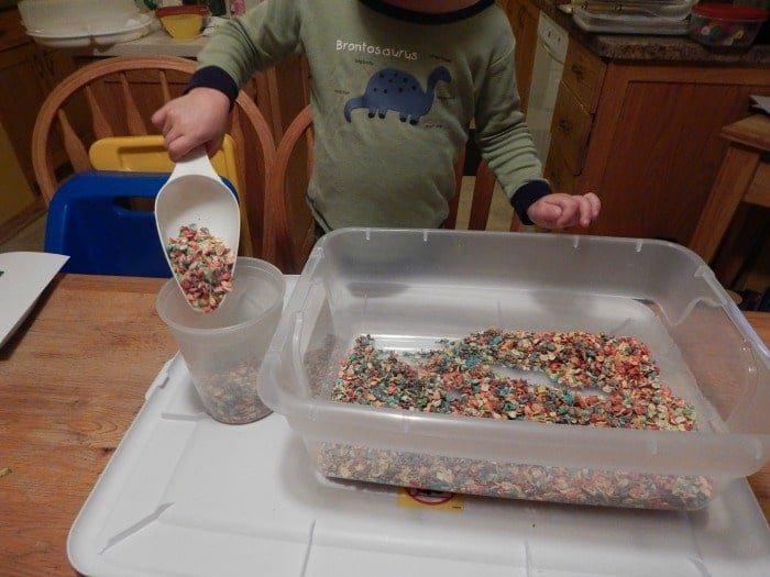 rainbow sensory play 5