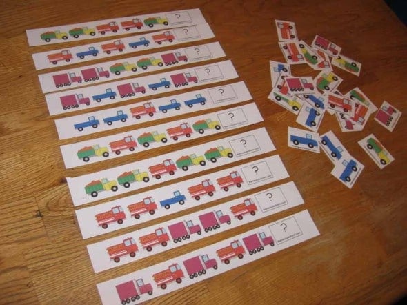 Love the simplicity of these pattern activities for preschoolers. Looking for pattern activities for kindergarten or preschool? Find 15 simple and fun pattern activities... with free printables!