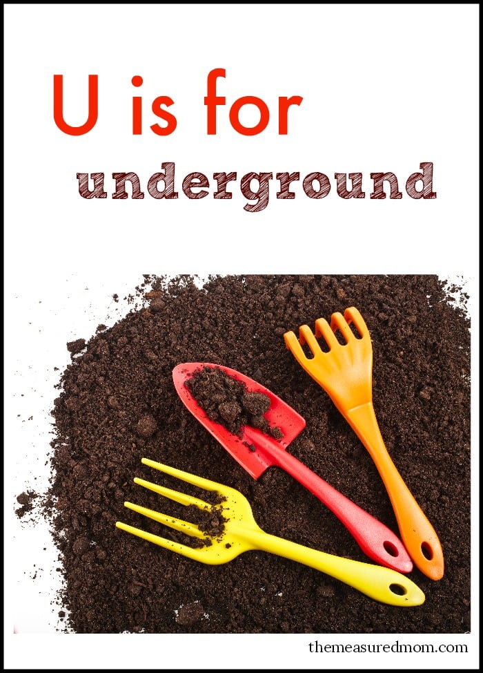 u is for underground
