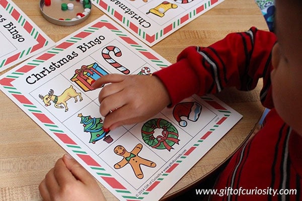 So many printable Christmas games for kids!