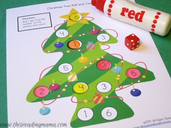 So many printable Christmas games for kids!