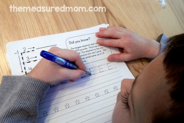 Get this set of 26 free handwriting worksheets featuring animal fun facts. No more boring handwriting practice!