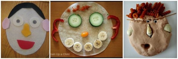 These self portrait ideas for kids are great for an all about me preschool theme!