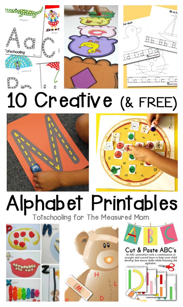 Need some alphabet activities for preschool and kindergarten? These alphabet printables are just what you need!