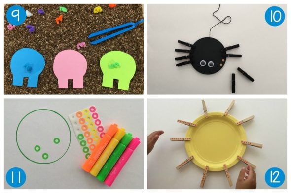 When planning learning centers for preschool, simple is best! Check out these 15 super simple preschool learning centers - free printables included!