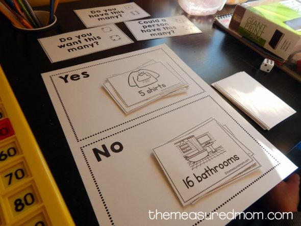 number sense activity 5