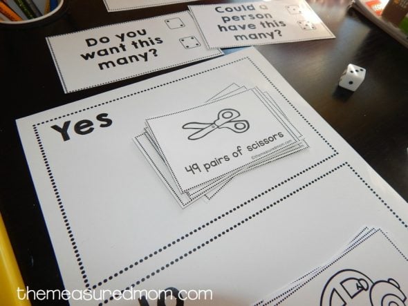 number sense activity 8