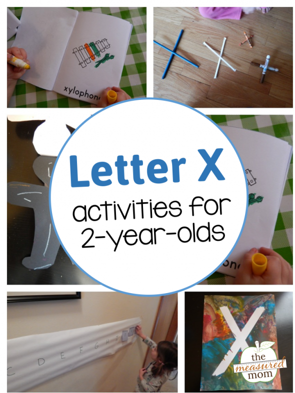 These letter X activities are fun and simple for toddlers and preschoolers!